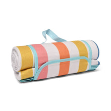 Load image into Gallery viewer, Rainbow Stripe Picnic Blanket