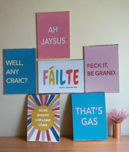 Load image into Gallery viewer, Ah Jaysus - A4 Art Print
