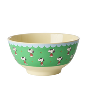 Load image into Gallery viewer, Green Snoopy Print Medium Melamine Bowl