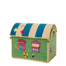 Load image into Gallery viewer, Raffia Toy Baskets - Circus Theme