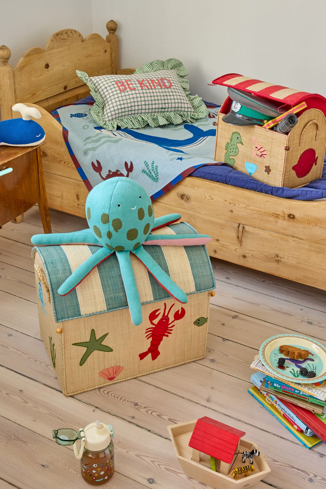 Kids Knitted Octopus Soft Toy