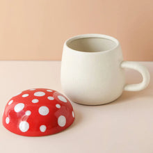 Load image into Gallery viewer, Red Mushroom Mug with Lid
