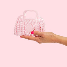 Load image into Gallery viewer, Retro Basket Jelly Bag - Mini Pink