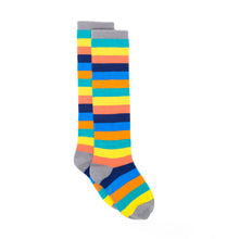 Load image into Gallery viewer, Knee High Rainbow Bamboo Sock (seamless toe)