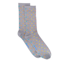 Load image into Gallery viewer, Soft Top - Bamboo Dots Seamless Sock