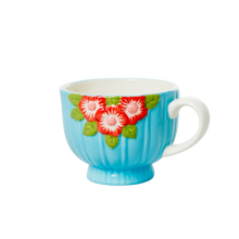 Load image into Gallery viewer, Ceramic Mug with Embossed Flower Design

