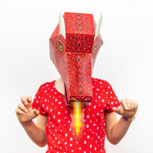 Load image into Gallery viewer, Make your own Fire - Breathing Dragon Mask