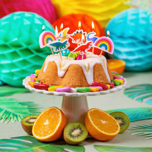 Load image into Gallery viewer, Shaped Dinosaur Birthday Candles - 5 Pack