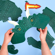 Load image into Gallery viewer, Make your own Fire - Breathing Dragon Mask
