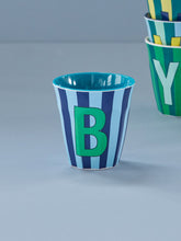 Load image into Gallery viewer, Stripe Letter Cups