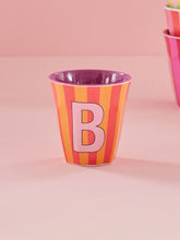 Load image into Gallery viewer, Stripe Letter Cups