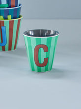 Load image into Gallery viewer, Stripe Letter Cups