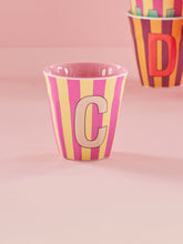 Load image into Gallery viewer, Stripe Letter Cups