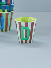 Load image into Gallery viewer, Stripe Letter Cups