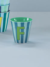 Load image into Gallery viewer, Stripe Letter Cups