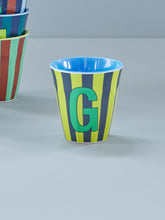 Load image into Gallery viewer, Stripe Letter Cups