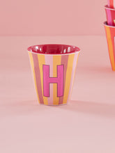 Load image into Gallery viewer, Stripe Letter Cups