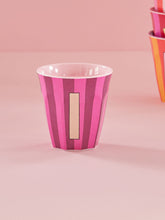 Load image into Gallery viewer, Stripe Letter Cups