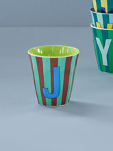 Load image into Gallery viewer, Stripe Letter Cups
