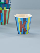 Load image into Gallery viewer, Stripe Letter Cups