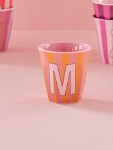 Load image into Gallery viewer, Stripe Letter Cups