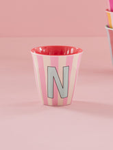Load image into Gallery viewer, Stripe Letter Cups