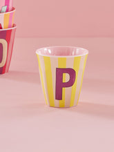 Load image into Gallery viewer, Stripe Letter Cups