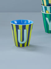 Load image into Gallery viewer, Stripe Letter Cups