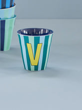 Load image into Gallery viewer, Stripe Letter Cups