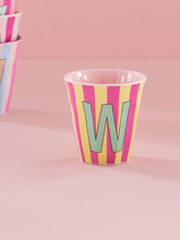 Load image into Gallery viewer, Stripe Letter Cups