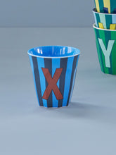 Load image into Gallery viewer, Stripe Letter Cups
