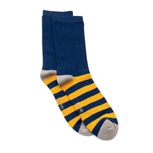 Load image into Gallery viewer, Soft Top - Bamboo Navy Sneaky Seamless Sock
