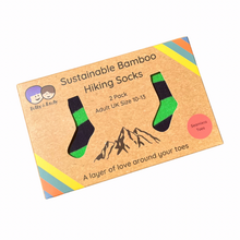 Load image into Gallery viewer, Hiking Bamboo Sock Gift Box - Set of 2 (Adult UK Size 10-13 / EU 44-47)
