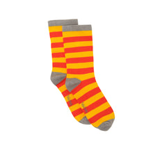 Load image into Gallery viewer, Wizard Stripe Bamboo Sock (seamless toe)
