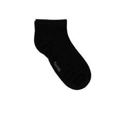 Load image into Gallery viewer, Ankle -  Black Bamboo Sock (seamless toe)