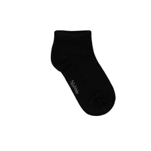 Load image into Gallery viewer, Ankle -  Black Bamboo Sock (seamless toe)