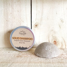 Load image into Gallery viewer, three-hills-soap-solid-shampoo-Amla-and-lsweet-marjoram-tin-refill