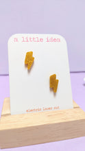 Load image into Gallery viewer, Mini Lightning Bolt Studs by A Little Idea
