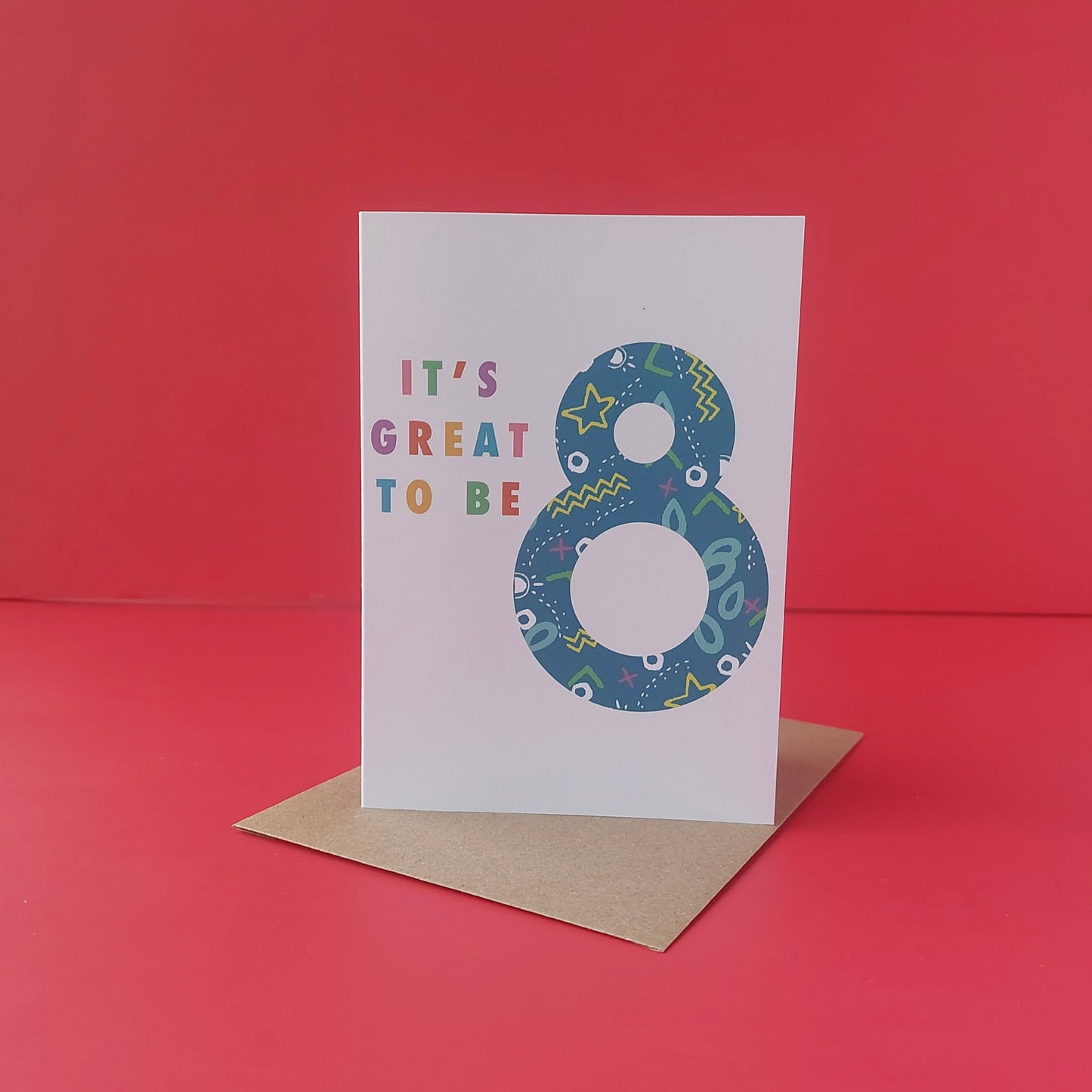 8th Birthday Card
