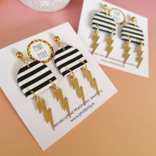 Load image into Gallery viewer, Lightning Stripes Earrings
