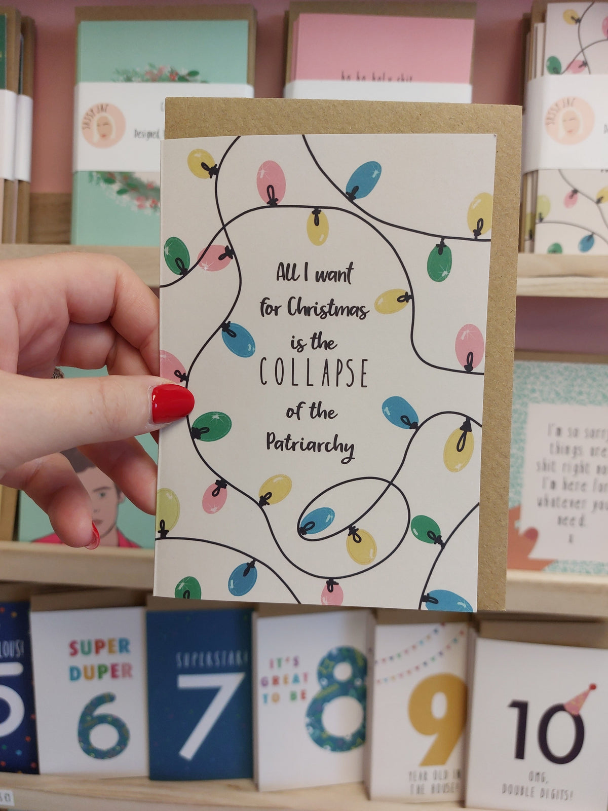 Card - All I Want for Christmas is the Collapse of the Patriarchy