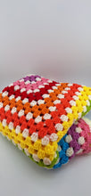 Load image into Gallery viewer, Fresh Rainbow Granny Square Baby Blanket
