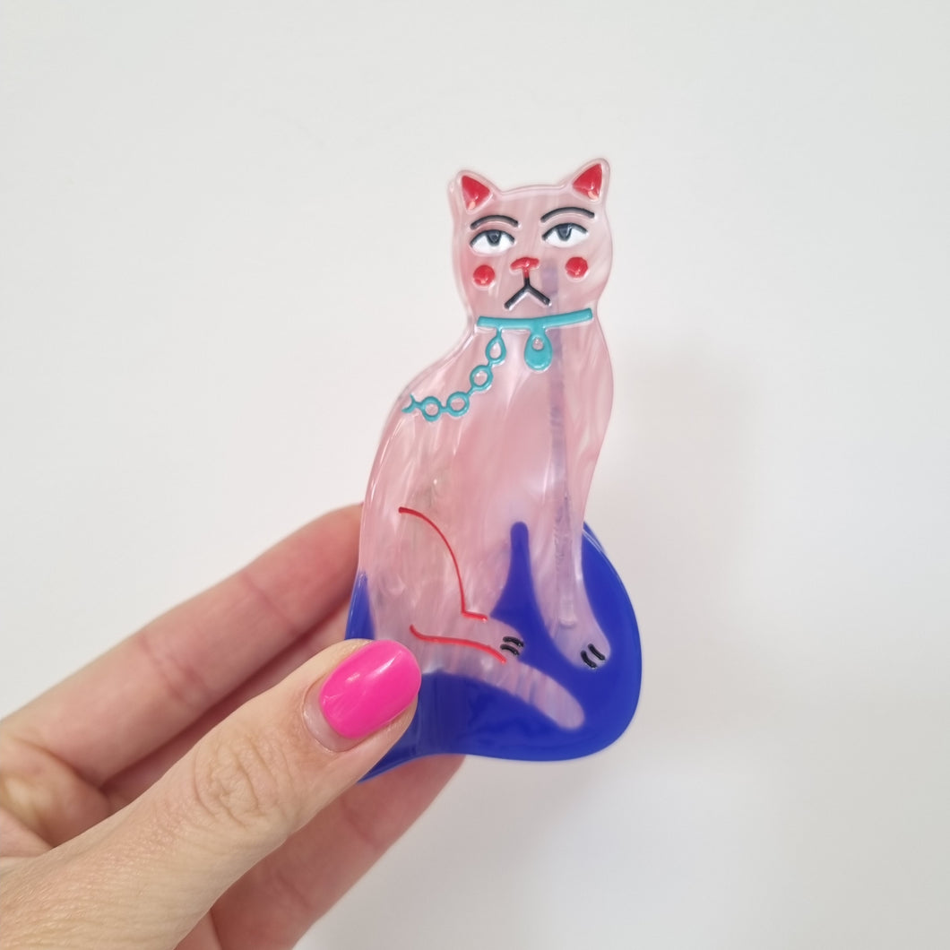 Pink Cat Hair Claw