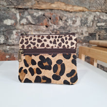 Load image into Gallery viewer, Soruka Ari Coin Pouch with Zip - Animal Print
