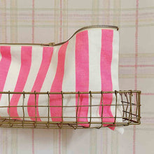 Load image into Gallery viewer, Pink Stripe Pouch - Large
