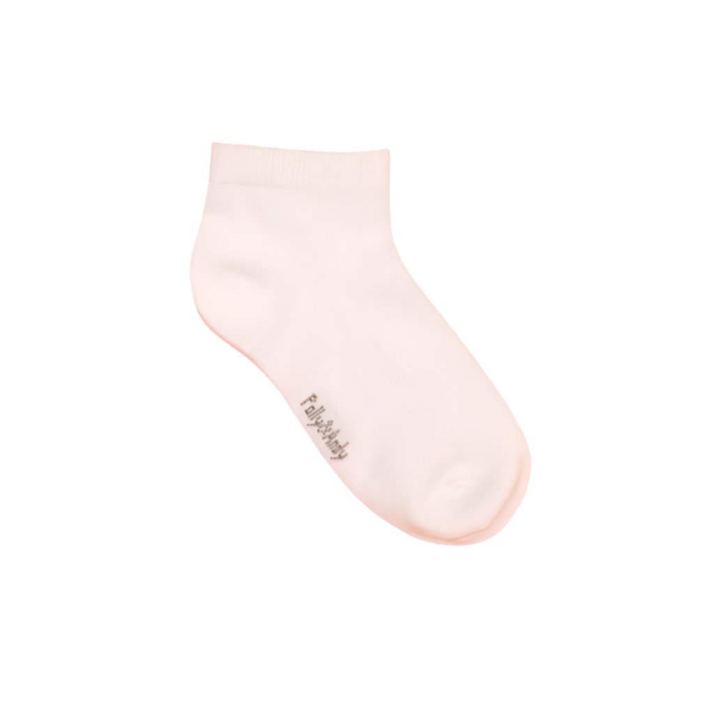 Ankle -  White Bamboo Sock (seamless toe)