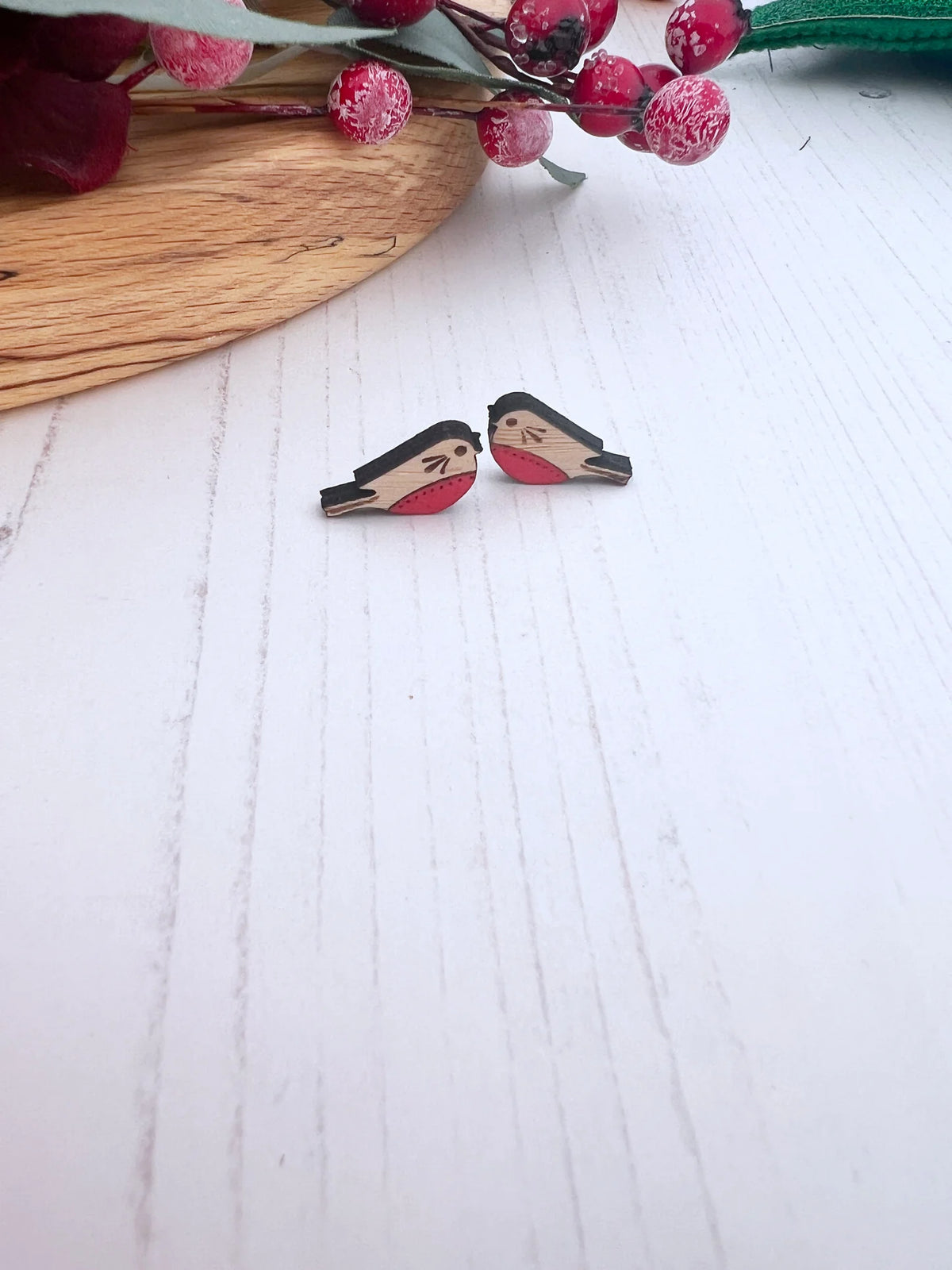 Robin Stud Earrings