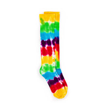 Load image into Gallery viewer, Knee High Tie Dye Bamboo Sock (seamless toe)

