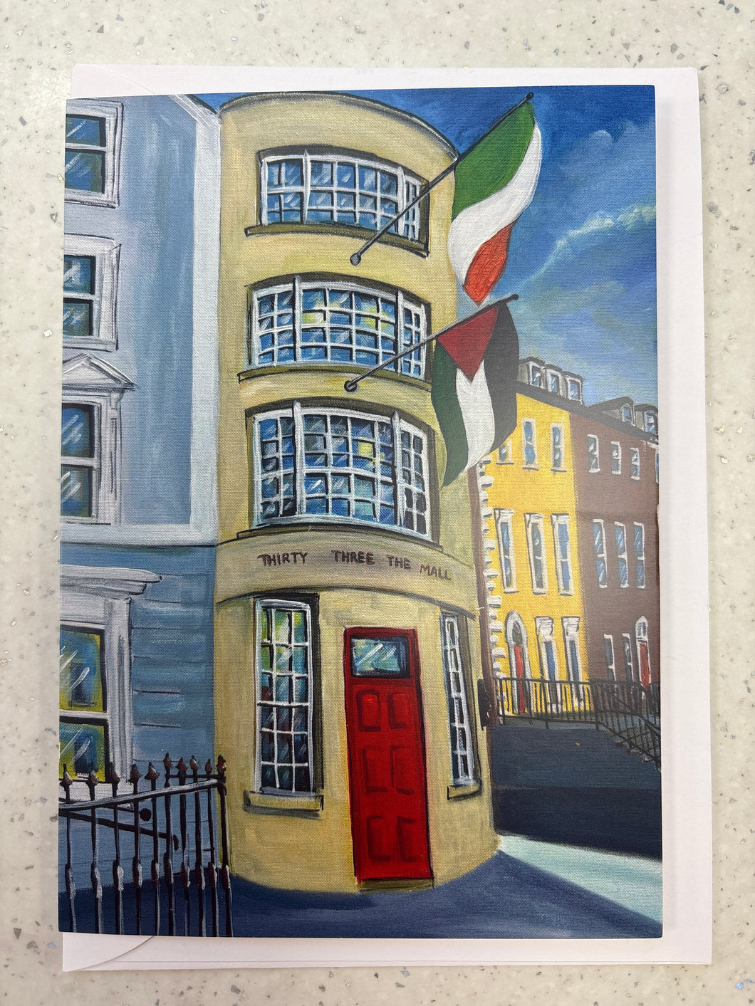 Painting for Palestine card