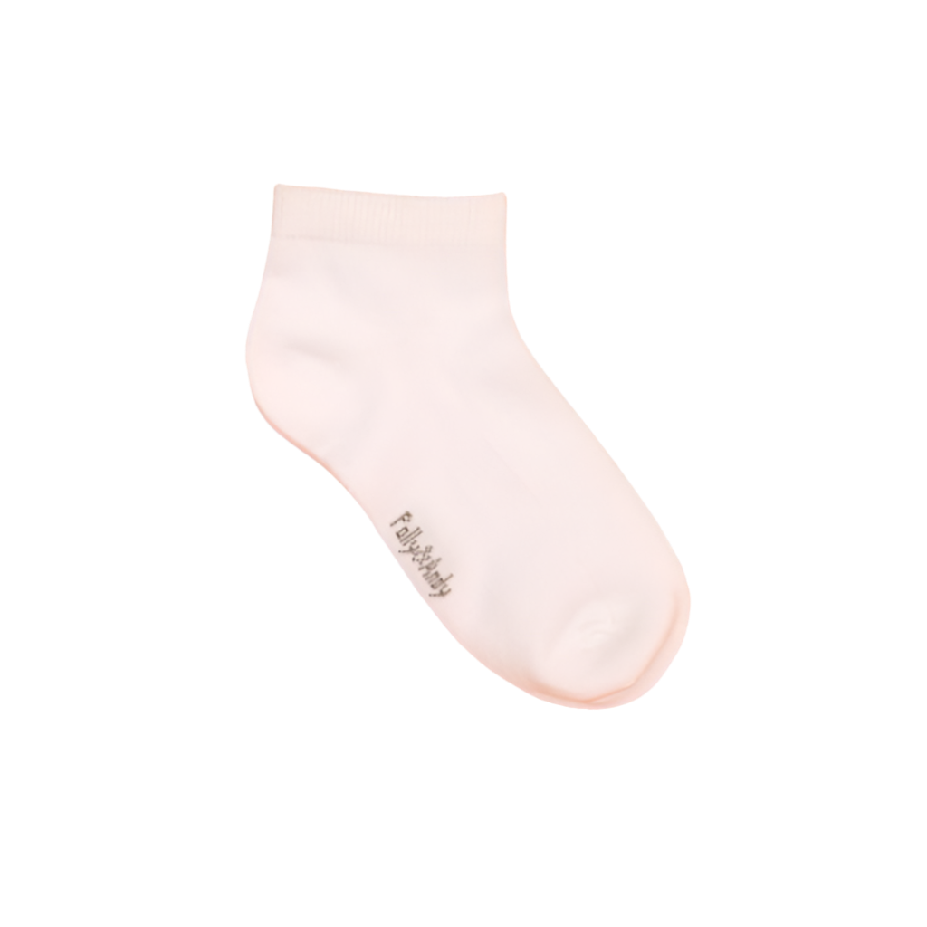 Ankle -  White Bamboo Sock (seamless toe)